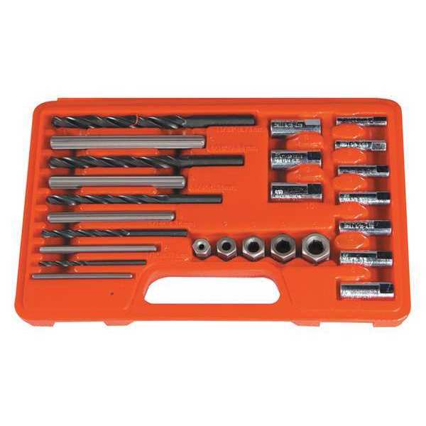 Astro Pneumatic Screw Extractor/Drill/ Guide Set, 10 pcs. 9447