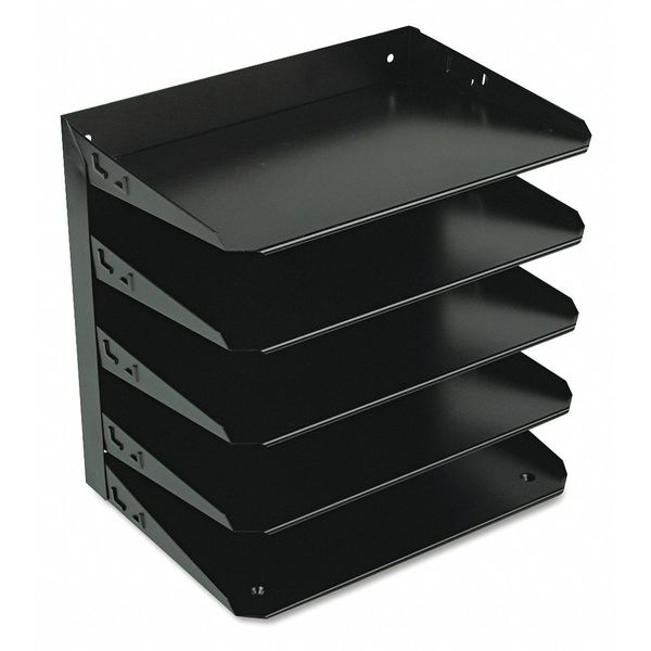 Steelmaster Organizer, Horizontal, 5 Tier, Black 26425L004