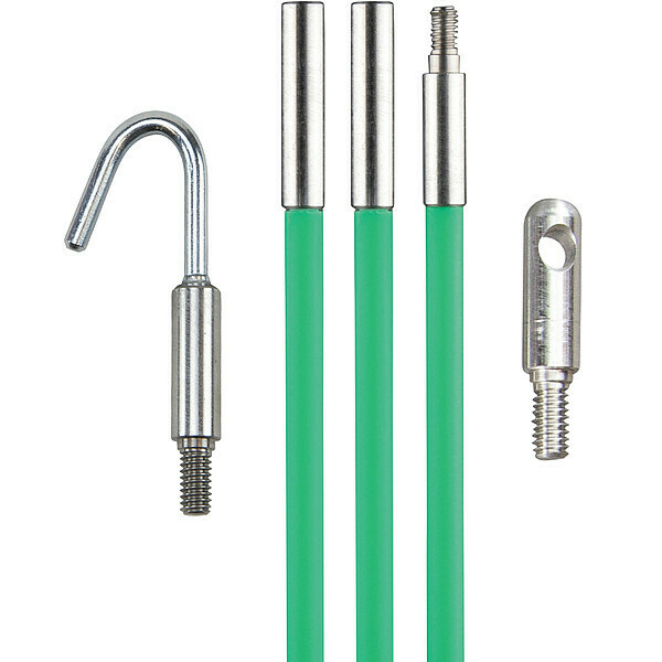 Klein Tools Glow Rod, Hi-Flex, 15 Foot, Pk/3 50159