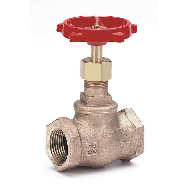 Milwaukee Valve Globe Valve, Class 125, 3/4 In. 502 3/4