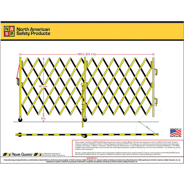 Versa-Guard Security/Safety Folding Gates RGLD-4100