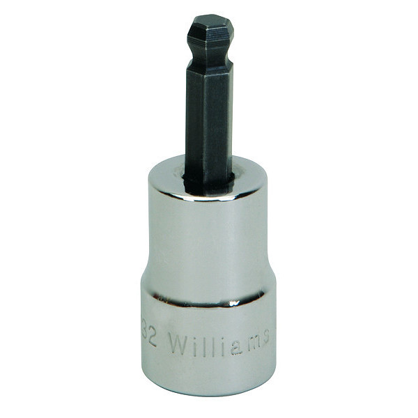 Williams Williams Socket, Ball Tip Hex, 3/8" Drive, 5/16"Hex BA-10HBA