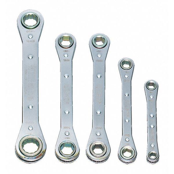 Williams Ratcheting Box End Wrench Set, 5 Pieces MWS-30