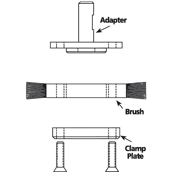 Osborn Type V Cnc Adapter for 4" Wheel 0007511800