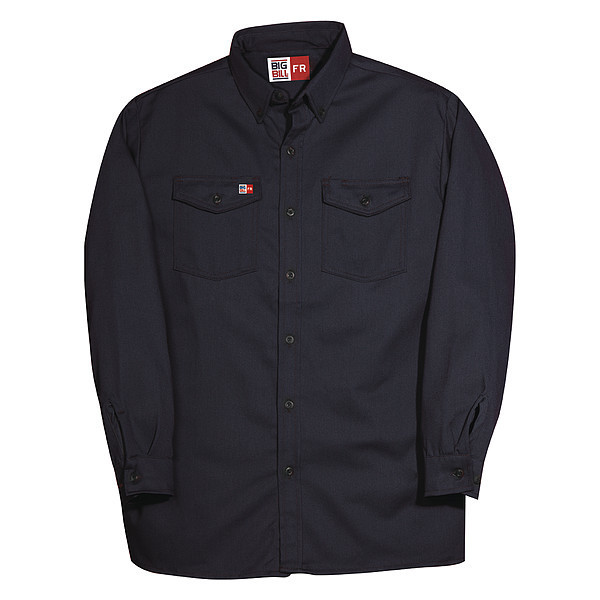 Big Bill Shirt, Fire-Resistant, Navy 147BDUS7-2XLR-NAY