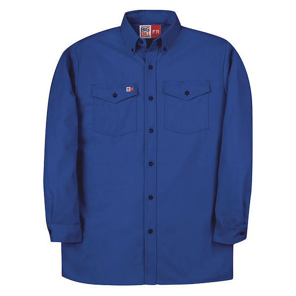 Big Bill Shirt, Fire-Resistant, Royal Blue 147BDUS7-MT-BLR