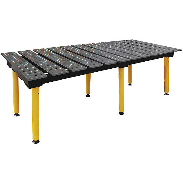 Buildpro Modular Wldng Table, Hvy Dty Legs, 8x4 ft. TMA59446