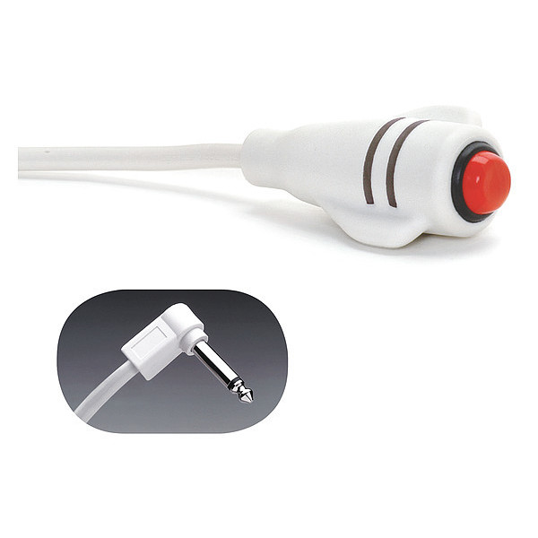 Crest Healthcare Call Cord, 1/4" Phone Plug, White, 7 ft. L 9900W-7