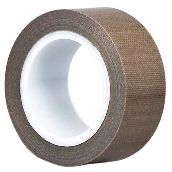 Tapecase PTFE Fabric Tape, Brown, 1-3/8"x36yd. 1.375-36-SG05-10