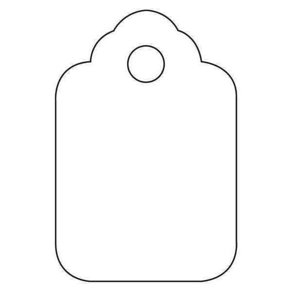 Partners Brand Merchandise Tags, 1 3/4" x 2 7/8", White, 1000/Case G26009