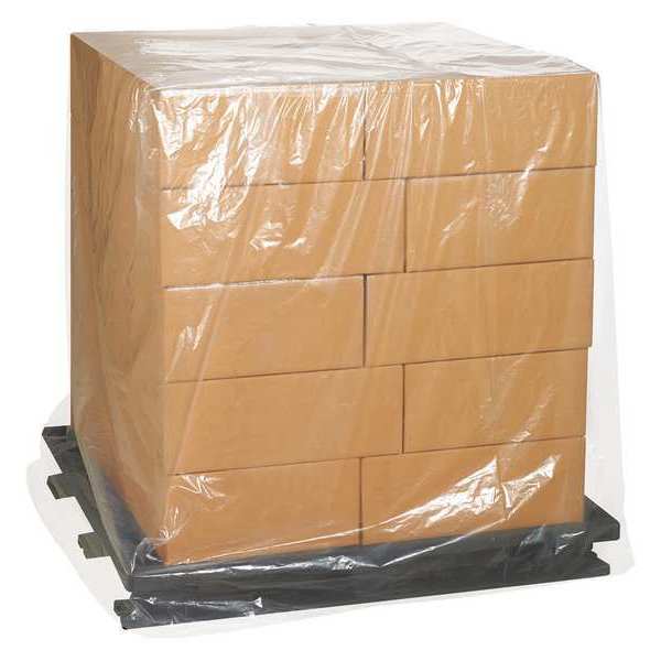 Partners Brand Clear Pallet Cover, 68" W, 87" L PC180