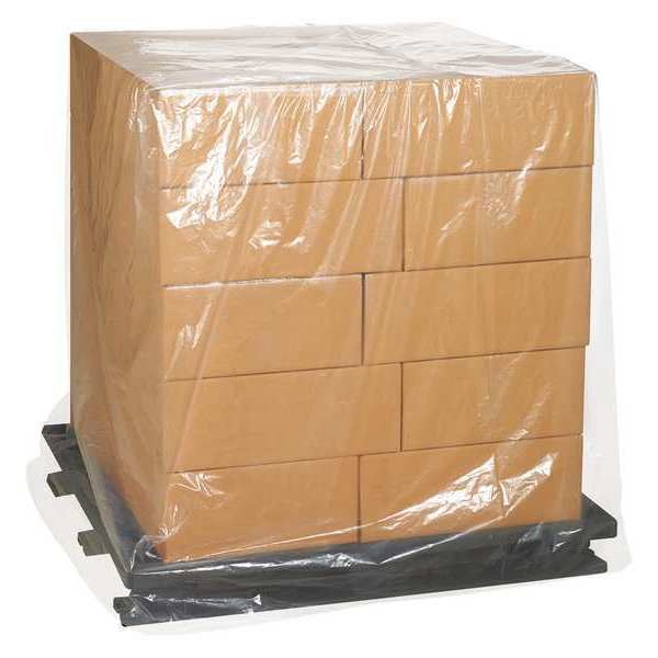 Partners Brand Clear Pallet Cover, 52" W, 96" L PC172