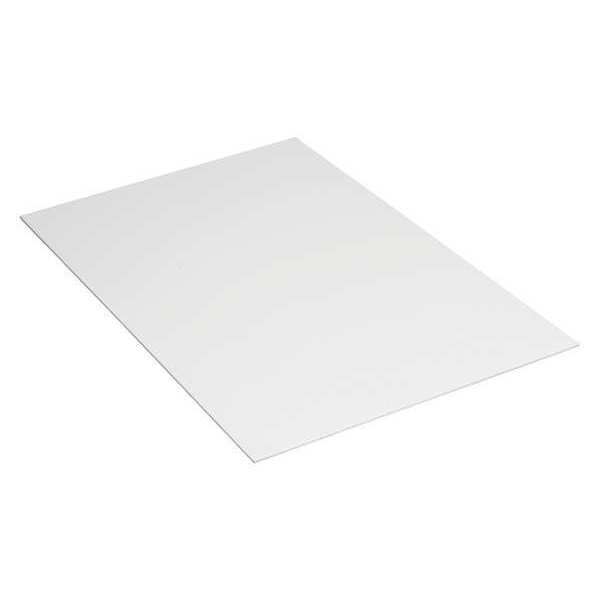 Partners Brand Plastic Sheets, 48"x96", White, PK10 PCS4896W