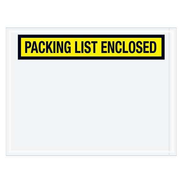 Tape Logic Tape Logic® "Packing List Enclosed" Envelopes, 4 1/2" x 6", Yellow, 1000/Case PL441