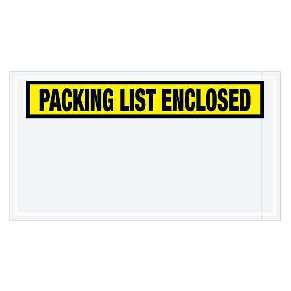 Tape Logic Tape Logic® "Packing List Enclosed" Envelopes, 5 1/2" x 10", Yellow, 1000/Case PL445