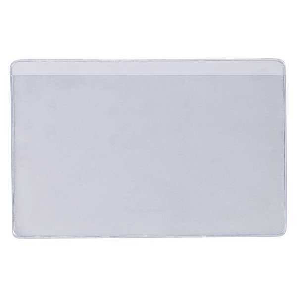 Superscan SUPERSCAN® Press-On Vinyl Envelopes, Long Side Open, 3" x 5", Clear, 50/Case LH208