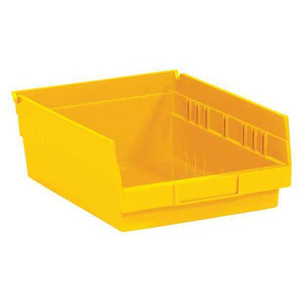 Partners Brand Hang & Stack Storage Bin, Yellow, 20 PK BINPS104Y