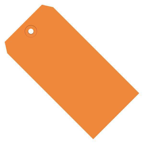 Partners Brand Shipping Tags, 13 Pt., 3 1/4" x 1 5/8", Orange, 1000/Case G11021H