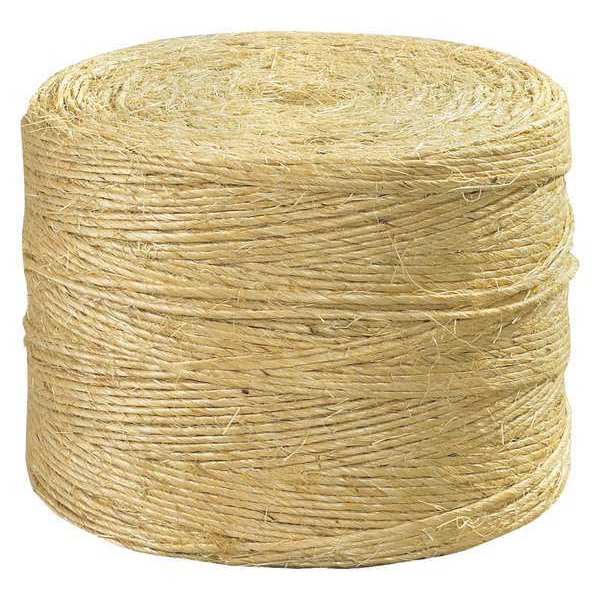 Partners Brand Sisal Tying Twine, 1-Ply, Natural, 3000'/Case TWS300