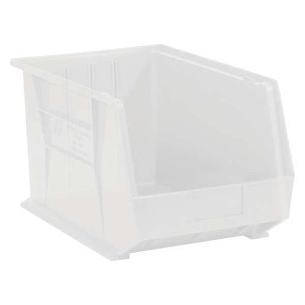 Partners Brand Hang & Stack Storage Bin, Clear, 4 PK BINP1611CL