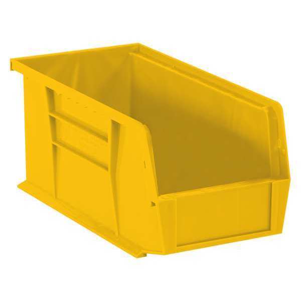 Partners Brand Hang & Stack Storage Bin, Yellow, 6 PK BINP1889Y
