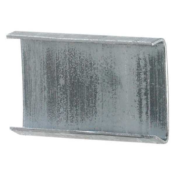 Partners Brand Steel Strapping Seals, Open/Snap On Regular Duty, 3/4", Silver, 5000/Case SS34OPEN