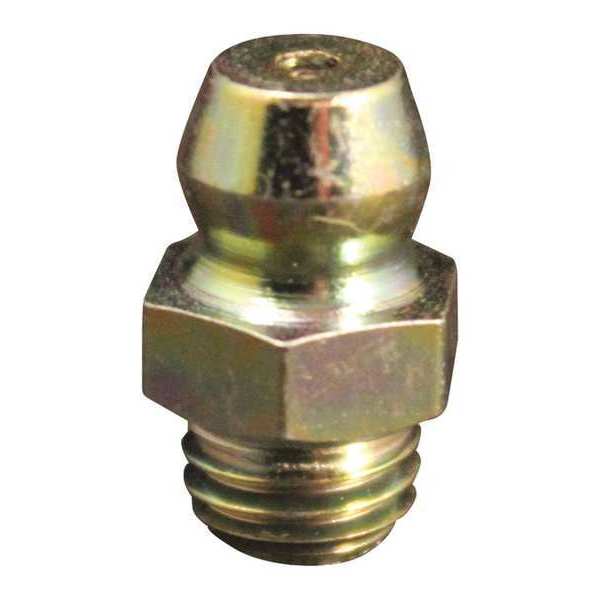 Milton Grease Fitting, Short Strt, 1/4"-28, PK100 S-3213