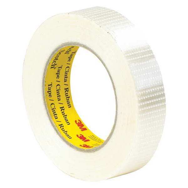 Scotch 3M™ 8959 Bi-Directional Strapping Tape, 5.7 Mil, 1" x 55 yds., Clear, 36/Case T9158959