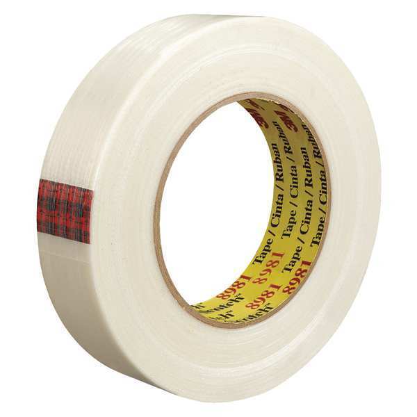 Scotch 3M™ 8981 Strapping Tape, 6.6 Mil, 1" x 60 yds., Clear, 36/Case T9158981