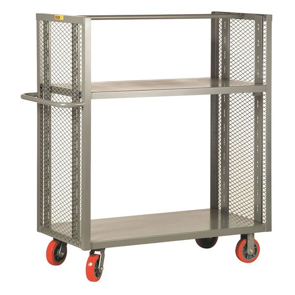 Little Giant Adj Shelf Truck, 2 Sided, 3600 lb., 30x60, Steel, 3 Shelves, 3600 lb DET3-A-3060-6PY