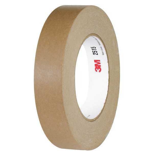 Tartan 3M™ 2515 Flatback Tape, 6.7 Mil, 1" x 60 yds., Tan, 12/Case T945251512PK