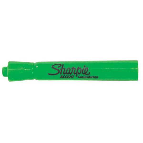 Sharpie Accent® Highlighters, Fluorescent Green, 12/Case
