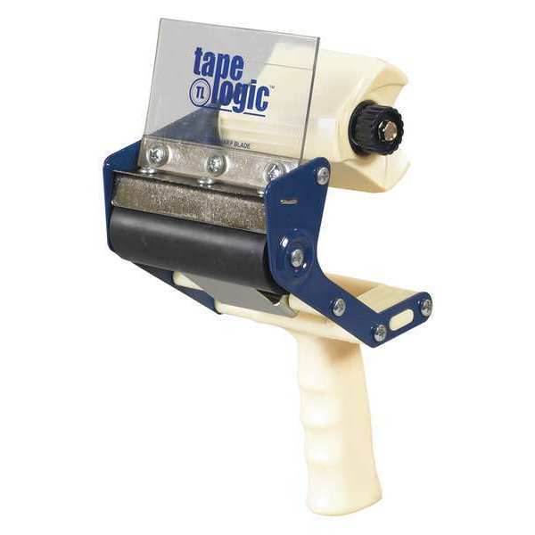 Tape Logic Tape Logic® Heavy-Duty Carton Sealing Tape Dispenser, 4", Blue/White, 1/Each TDHD4