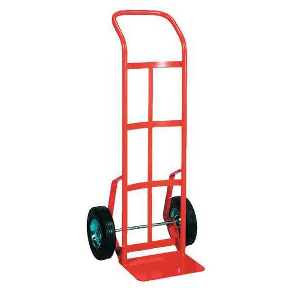 Partners Brand Heavy-Duty Steel Hand Cart, Continuous Handle, Red, 1/Each WS1027