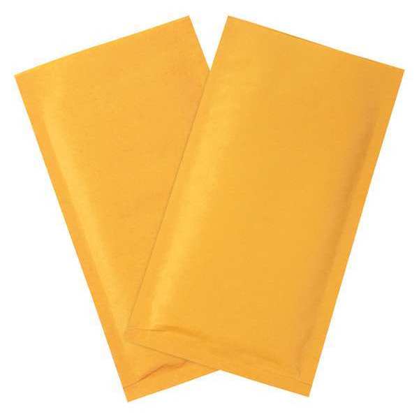 Partners Brand Heat-Seal Bubble Mailers, #000, 4" x 8", Kraft, 500/Case B851