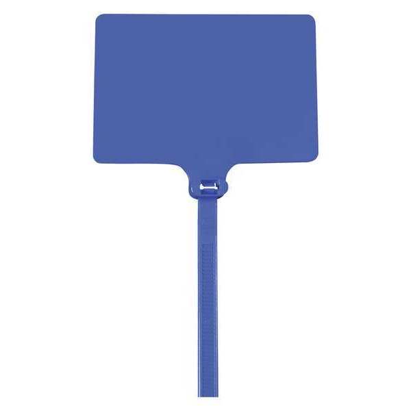 Partners Brand Identification Cable Ties, 120#, 6", Blue, 100/Case CTID83