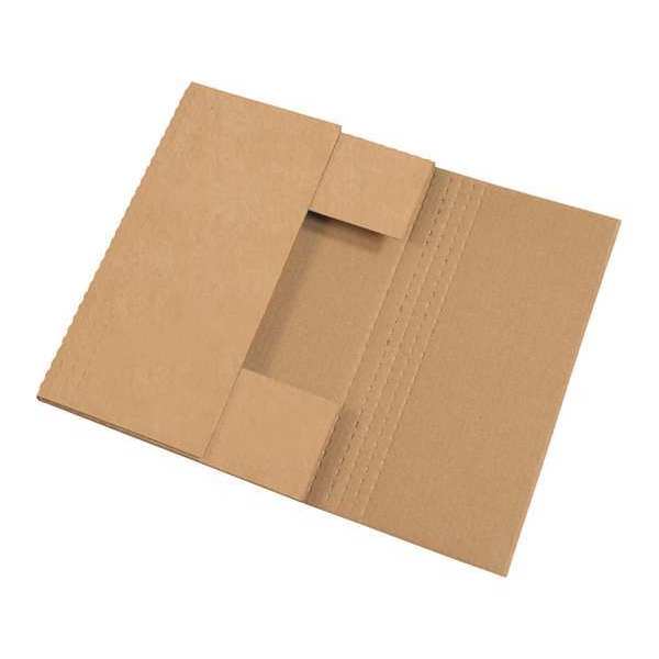 Partners Brand Easy-Fold Mailers, 18" x 12" x 2", Kraft, 50/Bundle M18122BFK