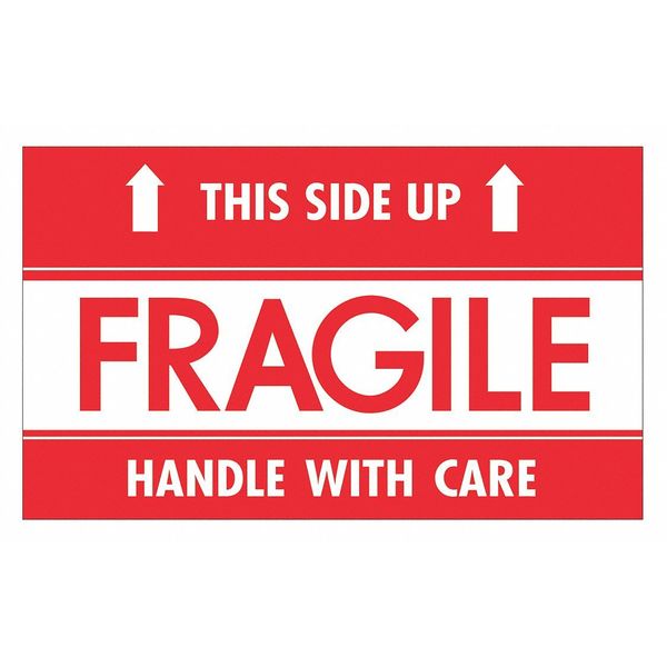 Fragile - This Side Up - HWC Labels, 3 x 5