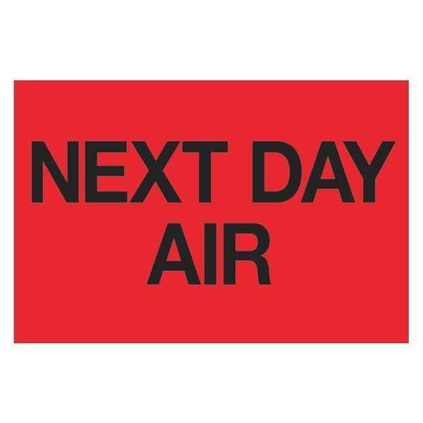 Tape Logic Tape Logic® Labels, "Next Day Air", 2" x 3", Fluorescent Red, 500/Roll DL1072