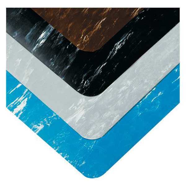 Partners Brand 10 ft. L x Heavy Duty Rubber; Dense Foam, 1/2" Thick MAT210BK