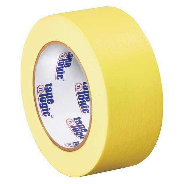 Tape Logic Tape Logic® Masking Tape, 4.9 Mil, 2" x 60 yds., Yellow, 24/Case T937003Y