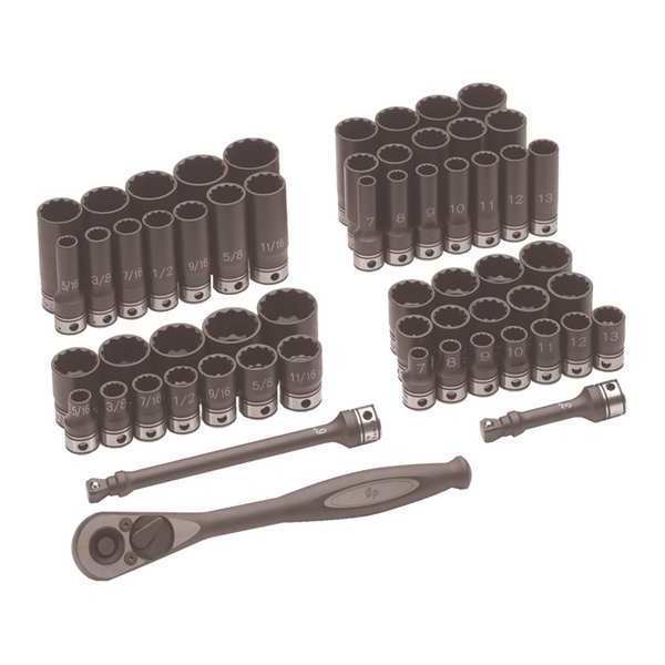 Grey Pneumatic 1/2" Drive, Duo-Socket, 29 pcs 81259CRD