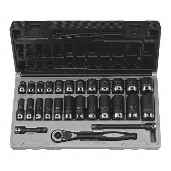 Grey Pneumatic 3/8" Drive Duo-Socket Set 81627RD