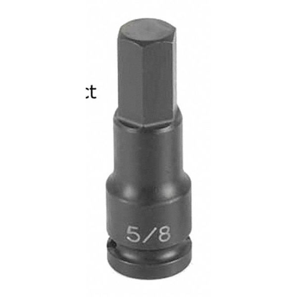 Grey Pneumatic 1/2" Drive Impact Socket Chrome plated 2916M