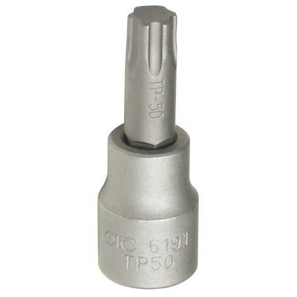 Otc Socket Bit, TP50 Torx, 3/8" Drive 6191