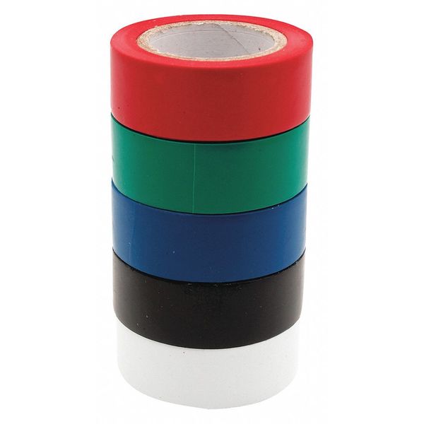 Performance Tool Electrical Tape, 5 Pc 1135