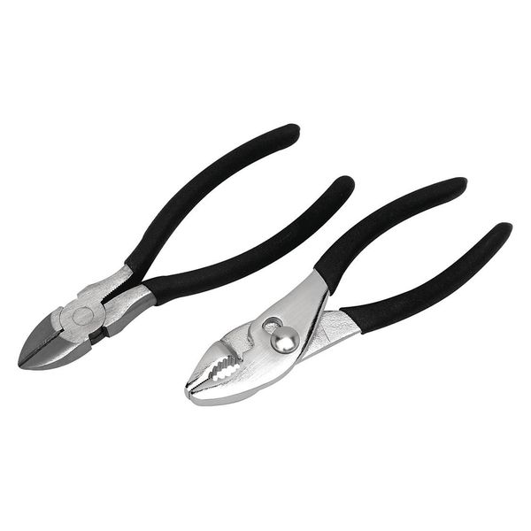 Performance Tool 2 Piece Plier Set Cushion Grip Handle 1434