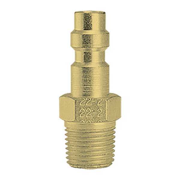 Foster Plug, Male Thread, 1/8\u0022MPT, Brass 22-2B