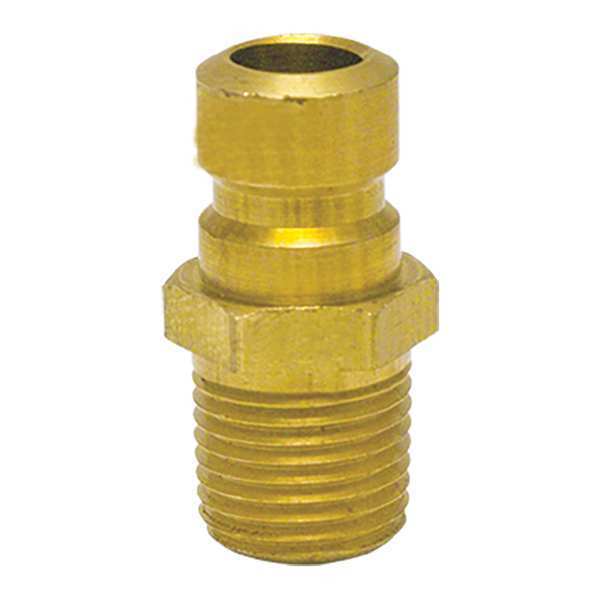 Foster Plug, 3/8" 1/4"MPT, Brass FP352