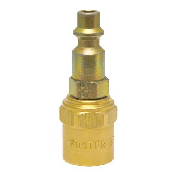 Foster Plug, Reuse H-Clamp, 1/4"IDx5/8"OD, Brass PB7-3B
